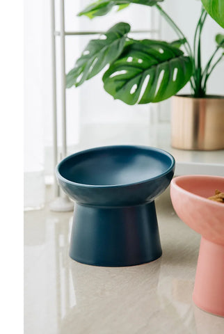 Nordic Style Elevated Ceramic Pet Bowl