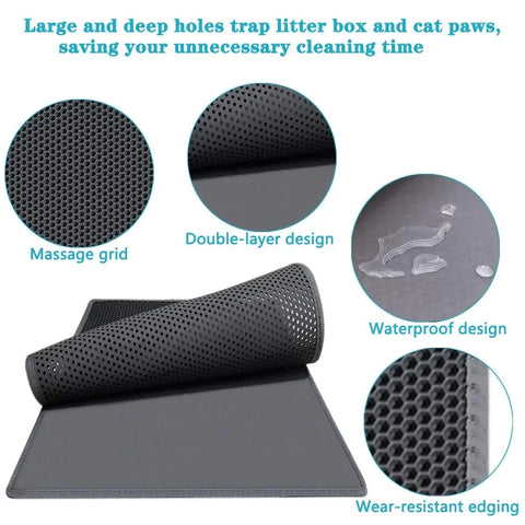 Double Layer Cat Litter Mat