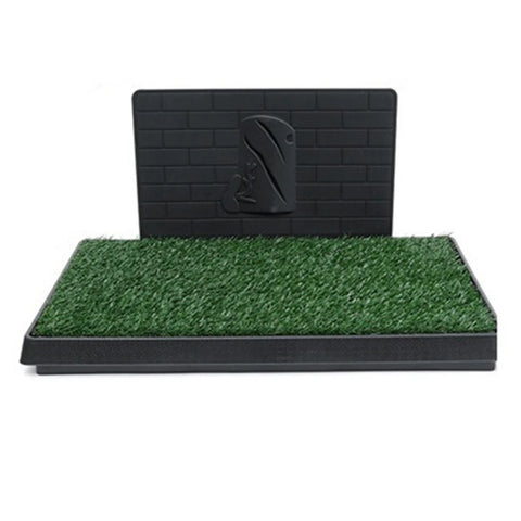 Artificial Grass Dog Pee Pad with Large Tray - Reusable