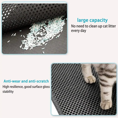 Double Layer Cat Litter Mat