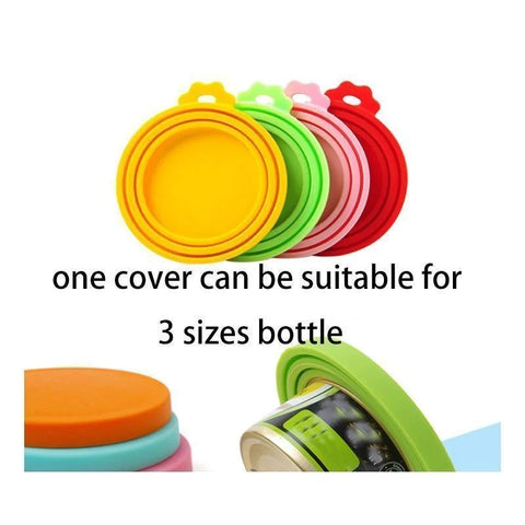 Reusable 3-in-1 Silicone Pet Food Can Cover