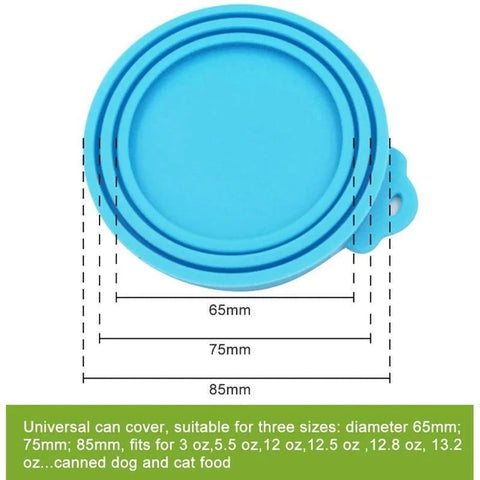 Reusable 3-in-1 Silicone Pet Food Can Cover