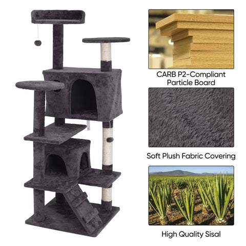 55" Cat Tree Tower Activity Center