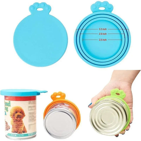 Reusable 3-in-1 Silicone Pet Food Can Cover