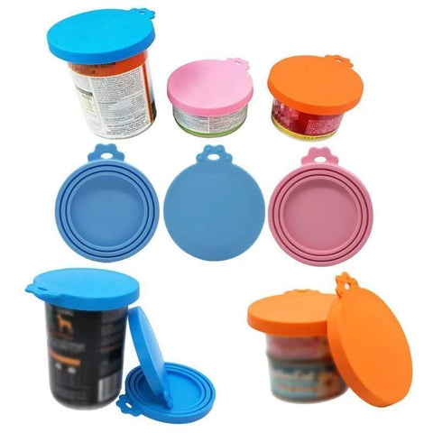 Reusable 3-in-1 Silicone Pet Food Can Cover