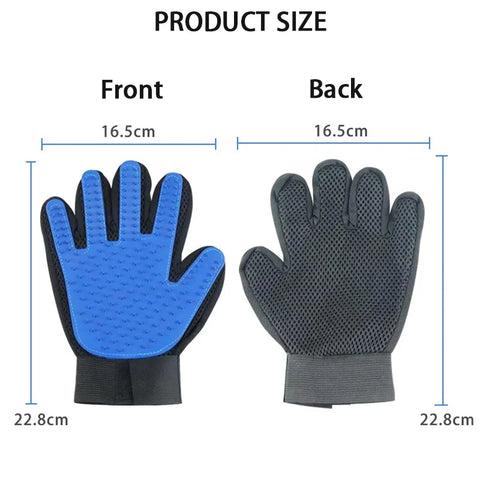 Pet Grooming Glove for Cats & Dogs