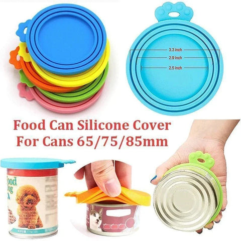 Reusable 3-in-1 Silicone Pet Food Can Cover